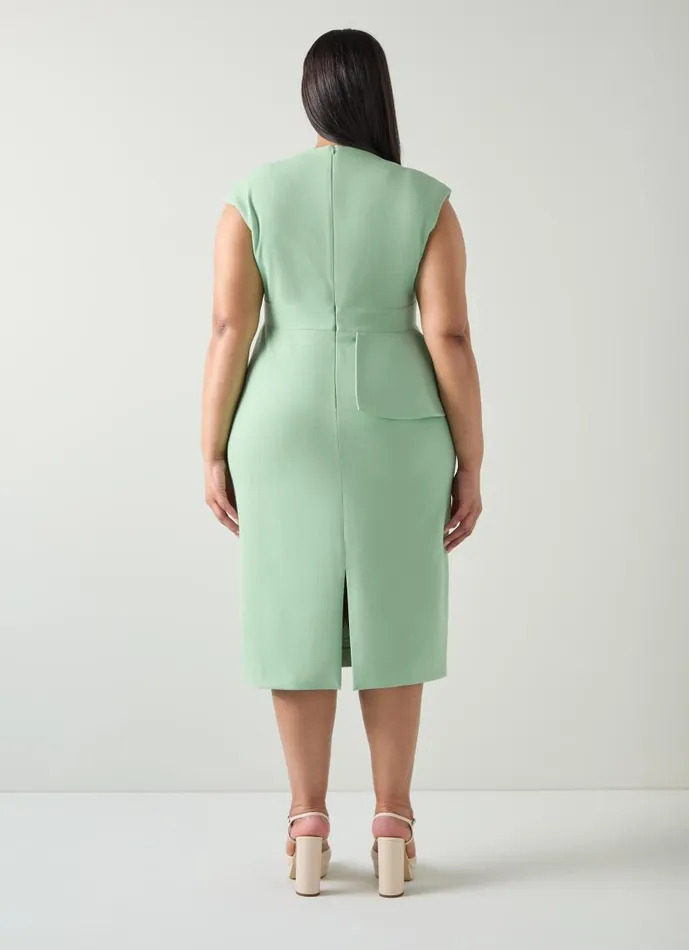 Women Mia Green Dress With LENZING ECOVERO Viscose Green LKBennett Dresses