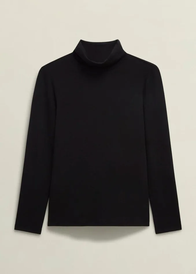 Women Mischa Roll Neck Top Hobbs Black Hobbs Tops