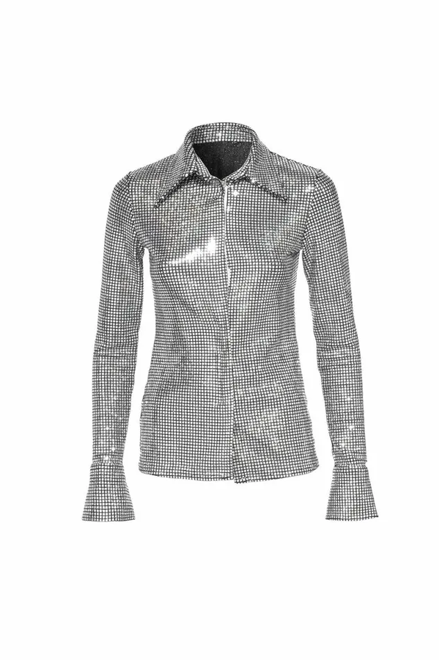 Women Night Out DODO BAR OR Ollie Shirt Silver