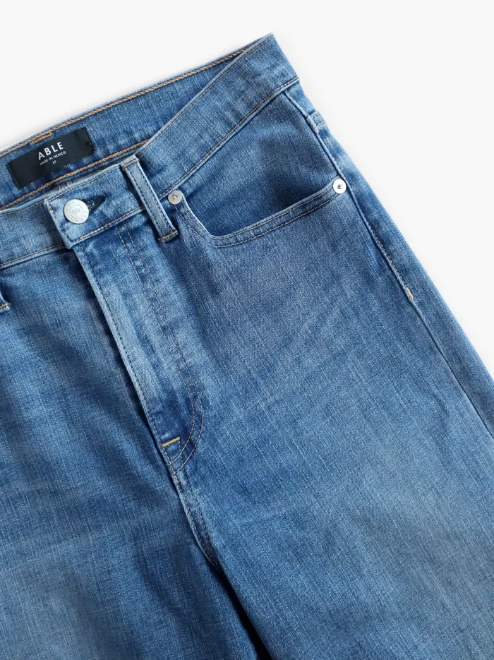 Women Pants Able Ashleigh Flare Vintage Indigo
