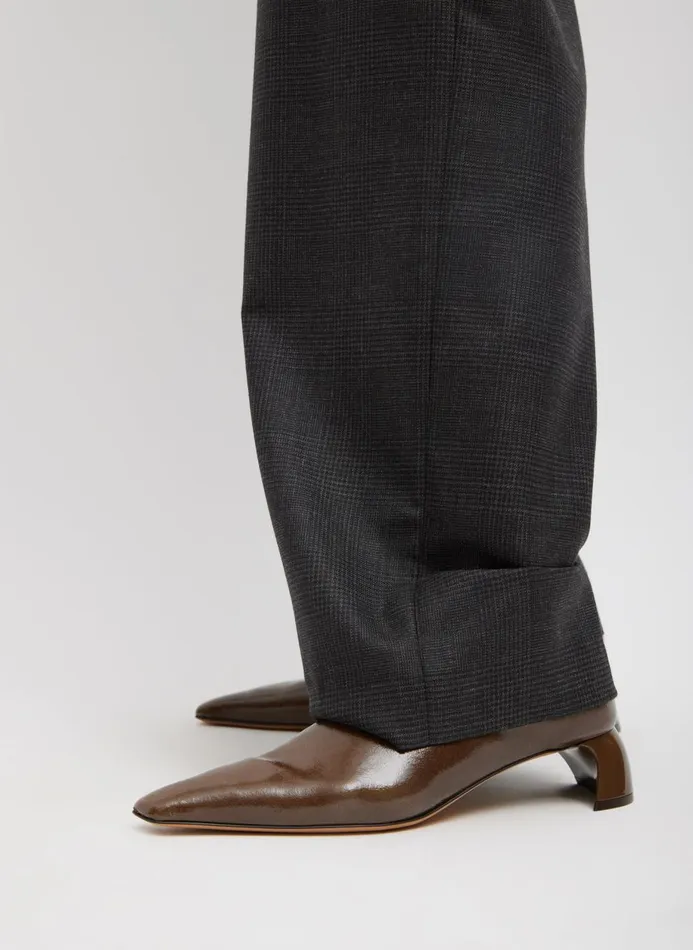Women Pants and Shorts Tibi Adler Glenplaid Convertible Trouser Grey Multi
