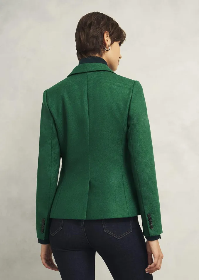 Women Petite Blake Wool Jacket Agate Green Hobbs Coats and Jackets