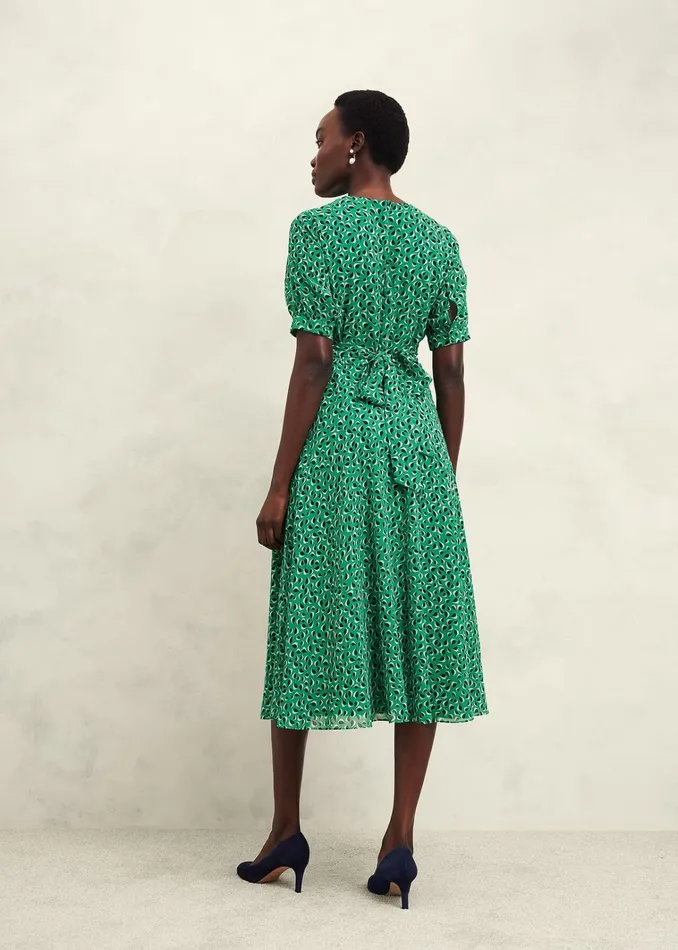 Women Petite Bridget Dress Green Multi Hobbs Dresses and Jumpsuits