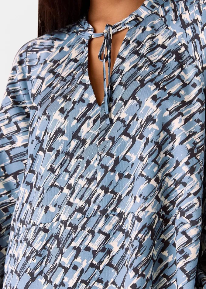 Women Petite Dresses and Jumpsuits Whistles Blue Petite Feathered Wing Marnie Dress