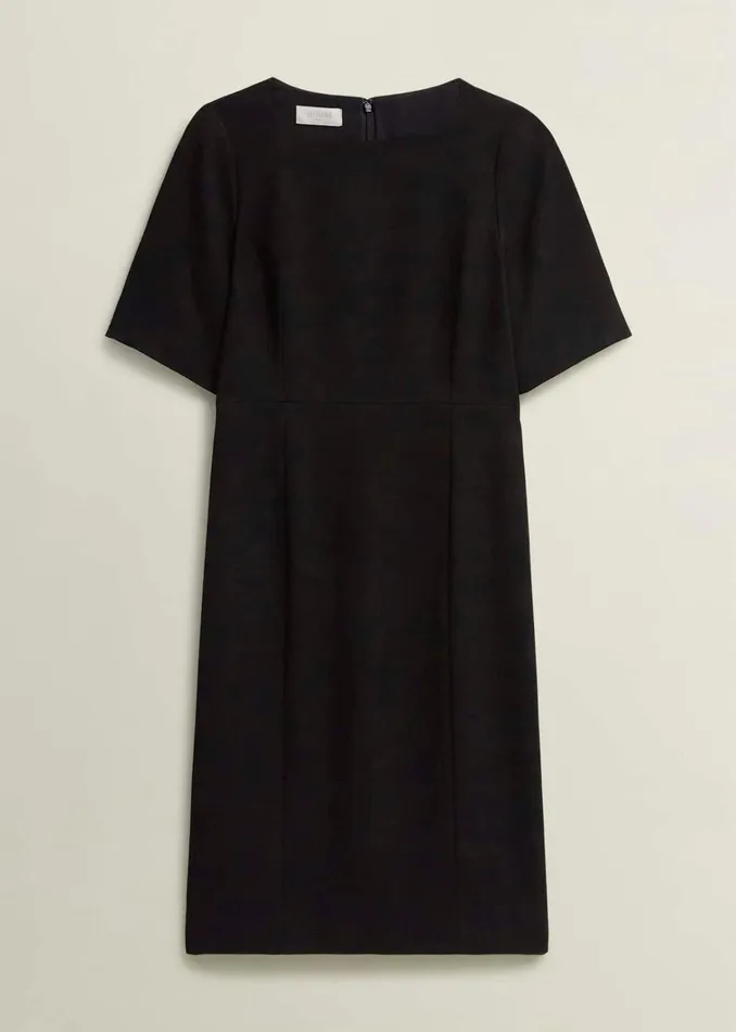 Women Petite Maya Dress Black Hobbs Suits and CoOrds