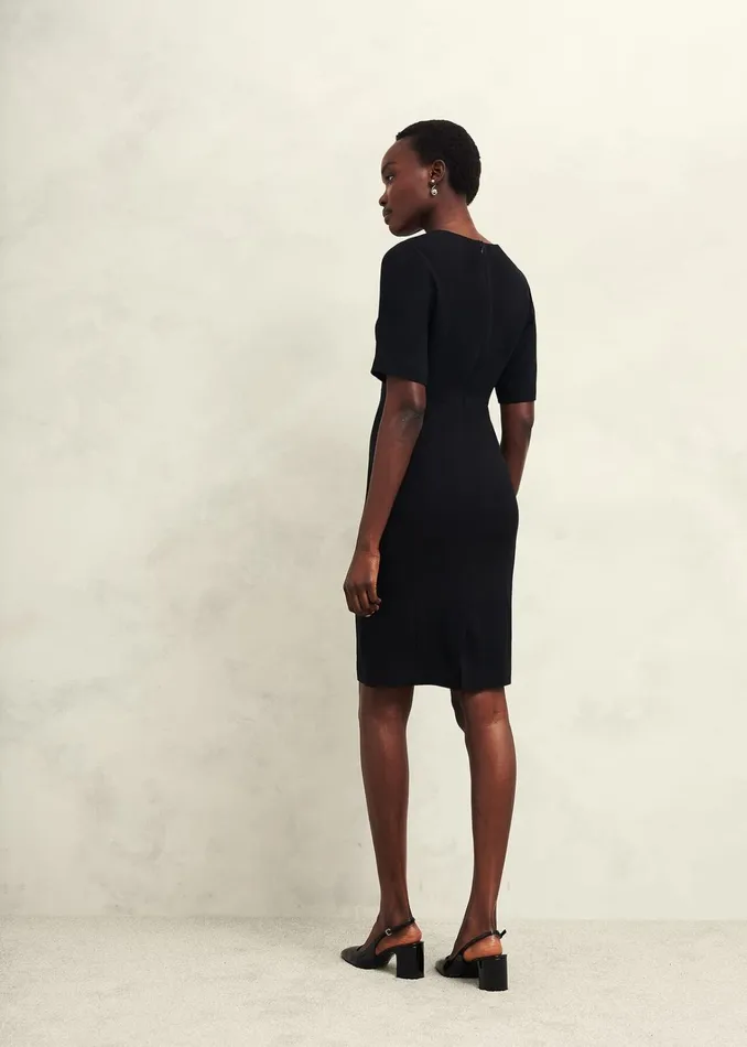 Women Petite Maya Dress Black Hobbs Suits and CoOrds