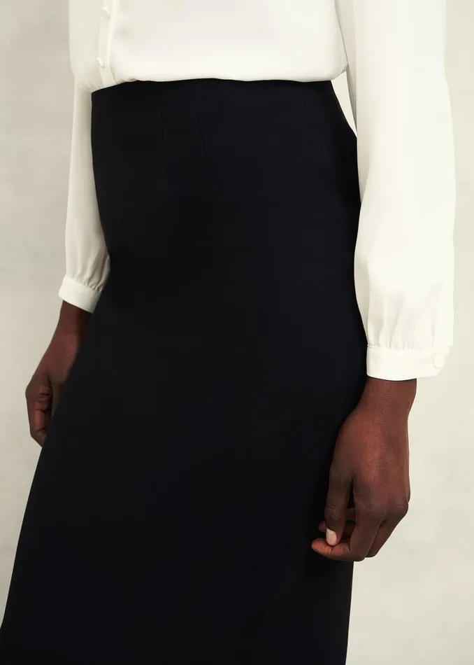 Women Petite Maya Skirt Black Hobbs Skirts