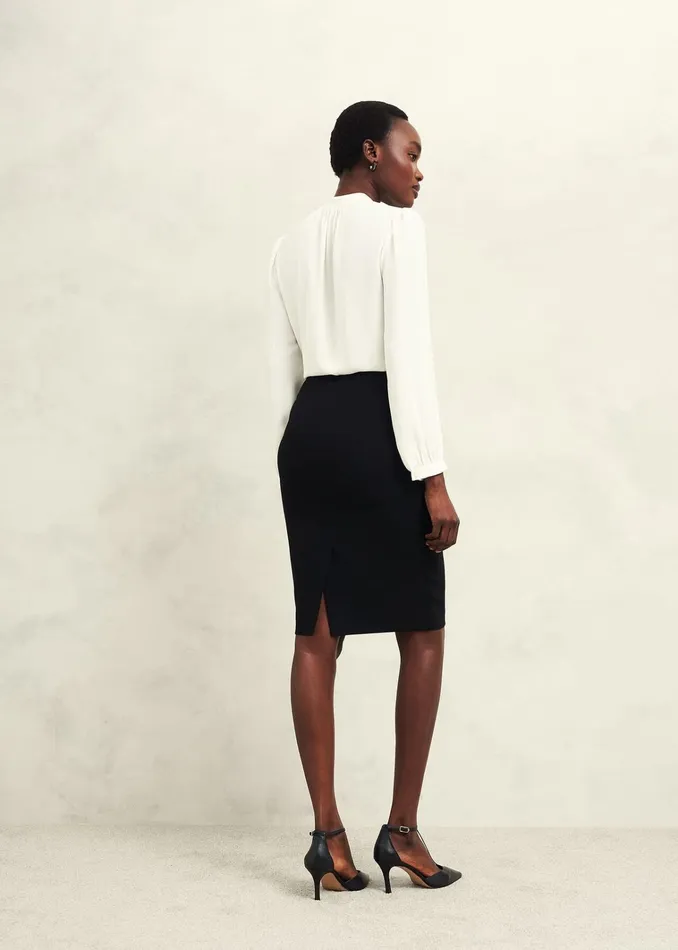 Women Petite Maya Skirt Black Hobbs Skirts