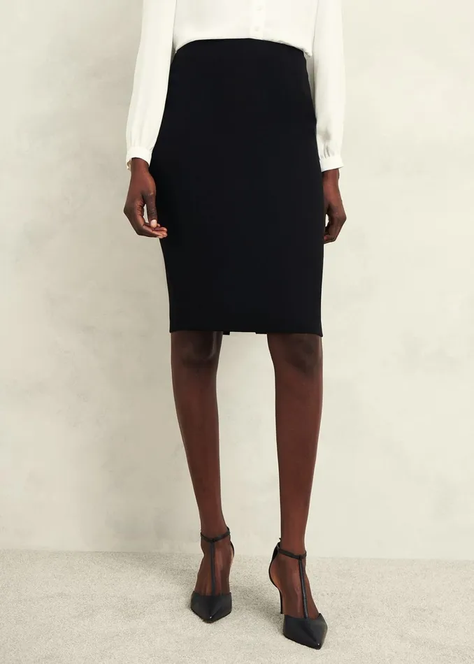 Women Petite Maya Skirt Black Hobbs Skirts