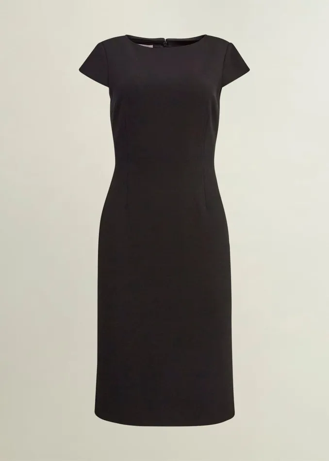 Women Petite Mia Dress Black Hobbs Dresses and Jumpsuits