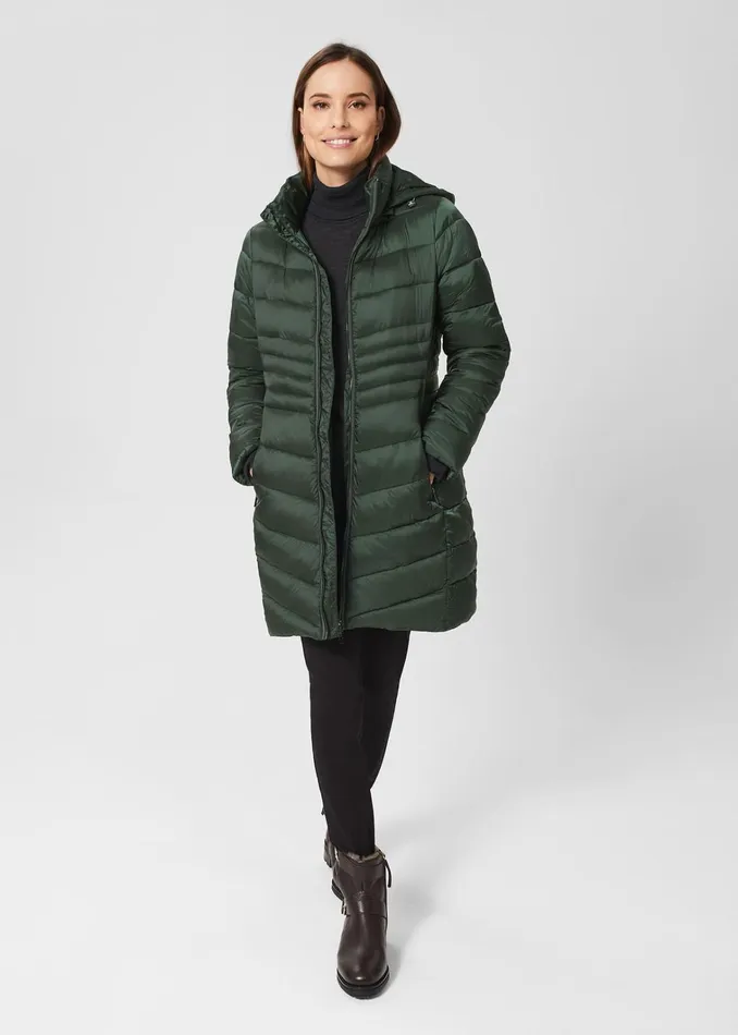 Women Petite Nessie Puffer Rich Sage Green Hobbs Coats and Jackets