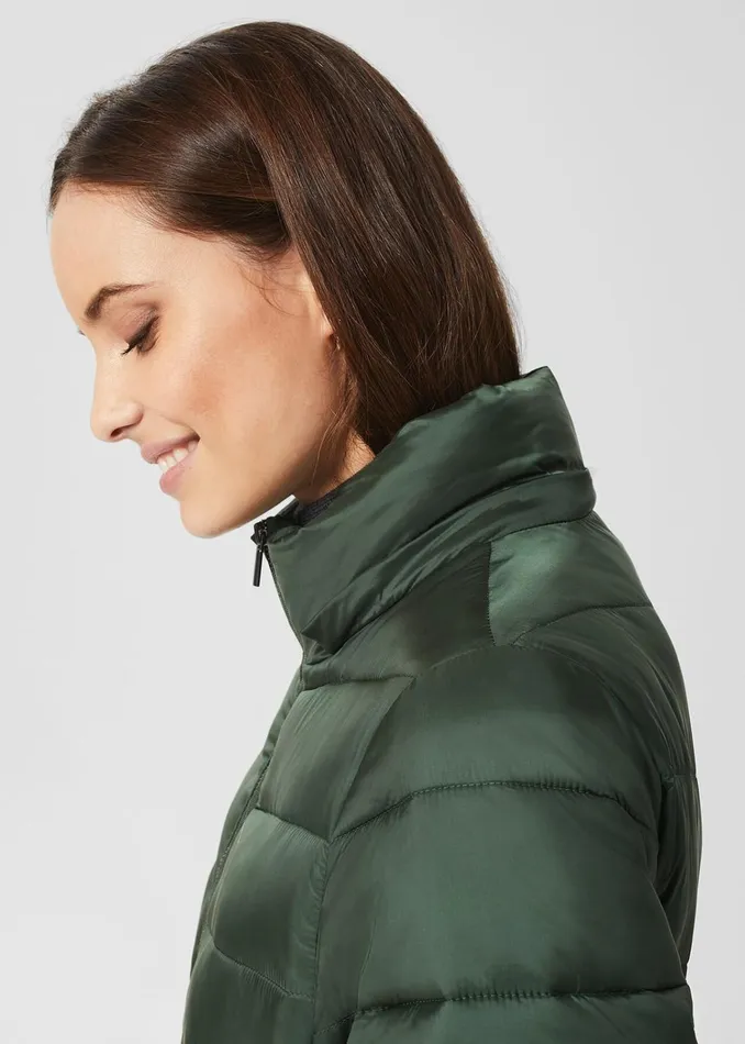 Women Petite Nessie Puffer Rich Sage Green Hobbs Coats and Jackets