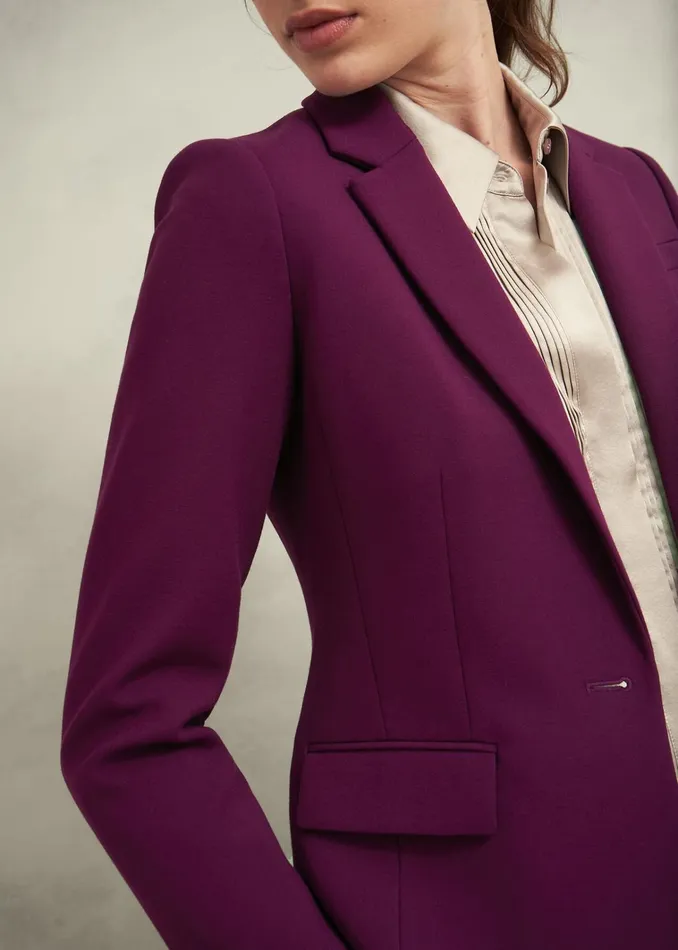Women Petite Sami Jacket Warm Plum Hobbs Suits and CoOrds
