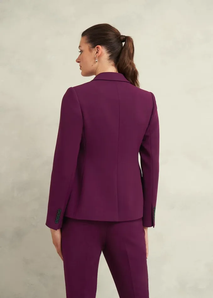 Women Petite Sami Jacket Warm Plum Hobbs Suits and CoOrds