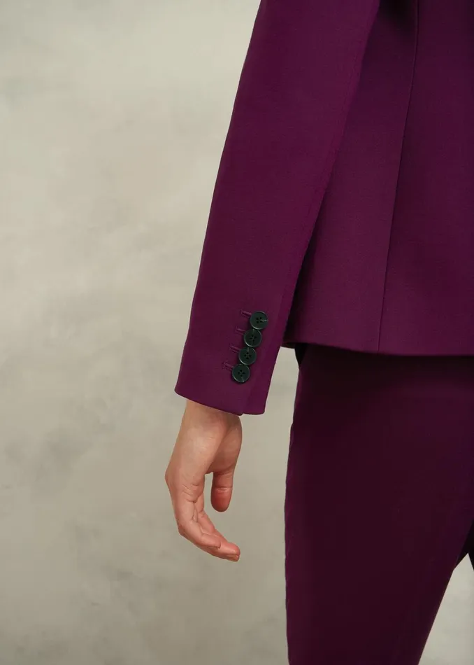 Women Petite Sami Jacket Warm Plum Hobbs Suits and CoOrds