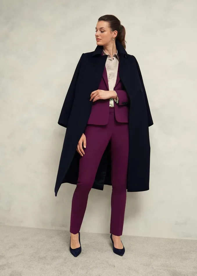 Women Petite Sami Jacket Warm Plum Hobbs Suits and CoOrds
