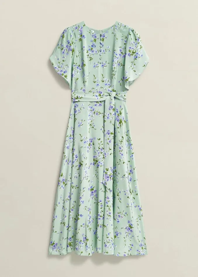 Women Petite Sophia Dress Sage Multi Hobbs Dresses and Jumpsuits