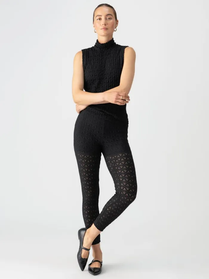 Women Pucker Up Lace Runway Standard Rise Legging Black Sanctuary Clothing Leggings Women Pucker Up Lace Runway Standard Rise Legging Black Sanctuary Clothing Leggings