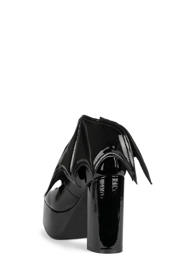 Women Pump Jeffrey Campbell BATTYB Black Patent