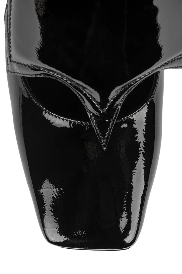 Women Pump Jeffrey Campbell BATTYB Black Patent