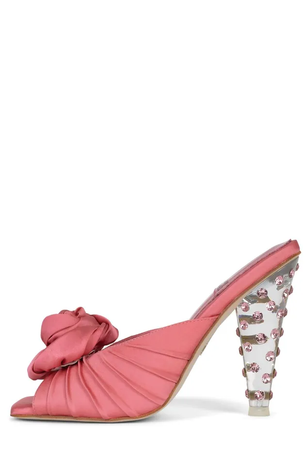 Women Pump Jeffrey Campbell BLOSSOMED Pink Satin Pink
