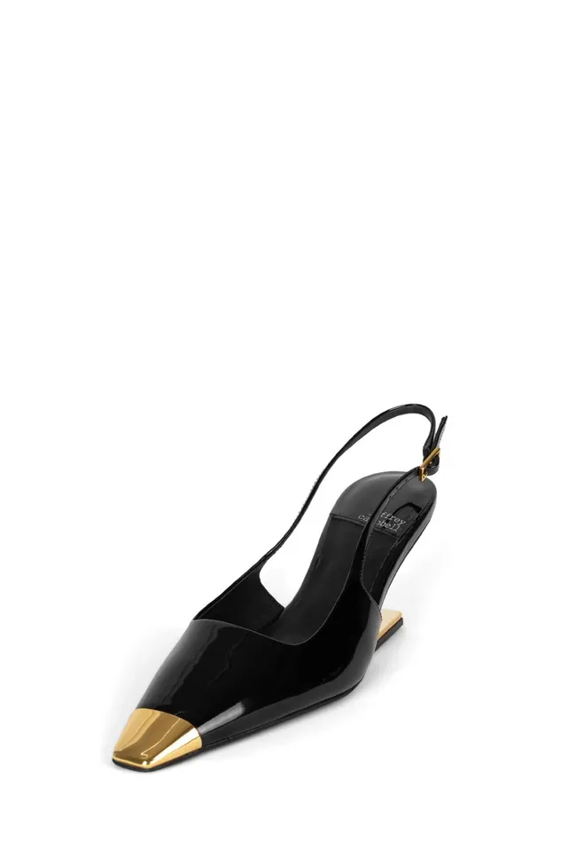 Women Pump Jeffrey Campbell CULPRITL White Patent Silver