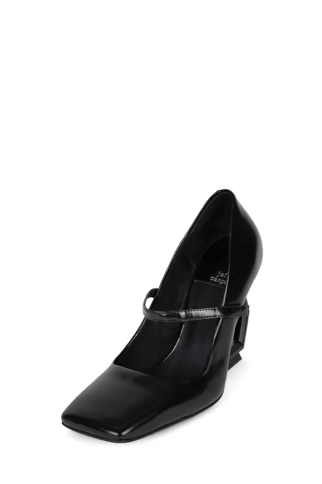 Women Pump Jeffrey Campbell GIZA Black Box Black