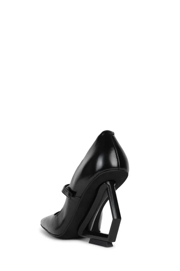 Women Pump Jeffrey Campbell GIZA Black Box Black
