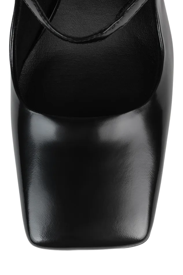 Women Pump Jeffrey Campbell GIZA Black Box Black