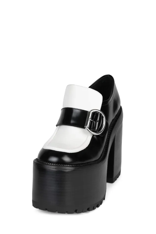 Women Pump Jeffrey Campbell OFFSET Tan Ivory
