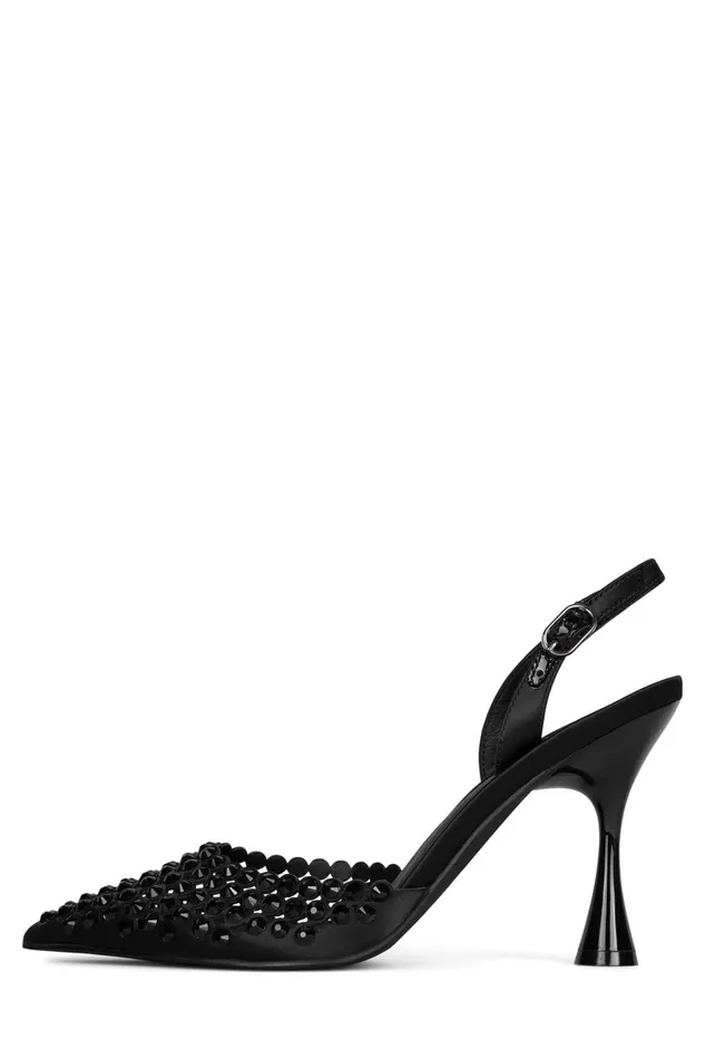 Women Pump Jeffrey Campbell SHINER Clear Silver