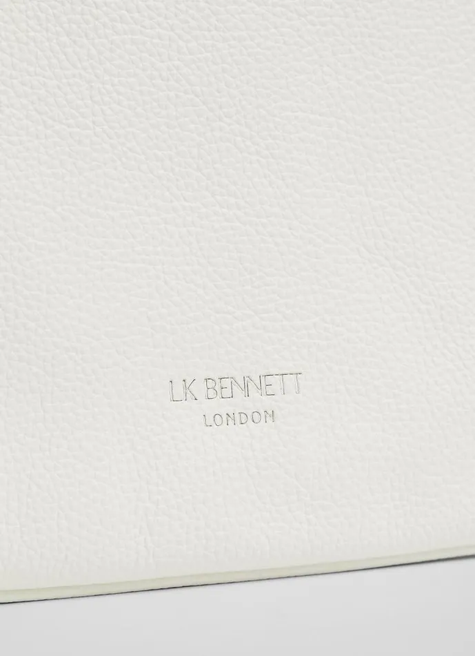 Women Rachel Cream Leather Slim Shoulder Bag LKBennett Shoulder Bags Women Rachel Cream Leather Slim Shoulder Bag LKBennett Shoulder Bags