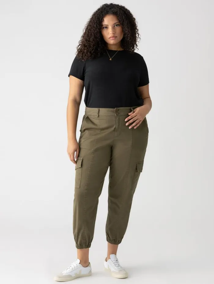 Women Rebel Standard Rise Pant Hiker Green Inclusive Collection Sanctuary Clothing Pants