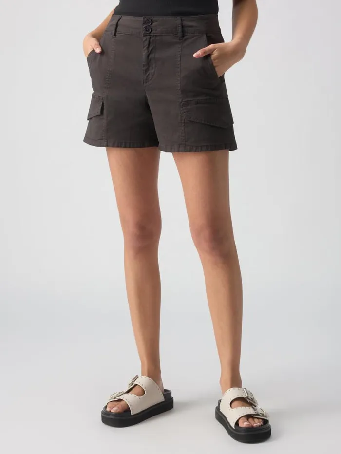 Women Rebel Standard Rise Short Obsidian Sanctuary Clothing Shorts