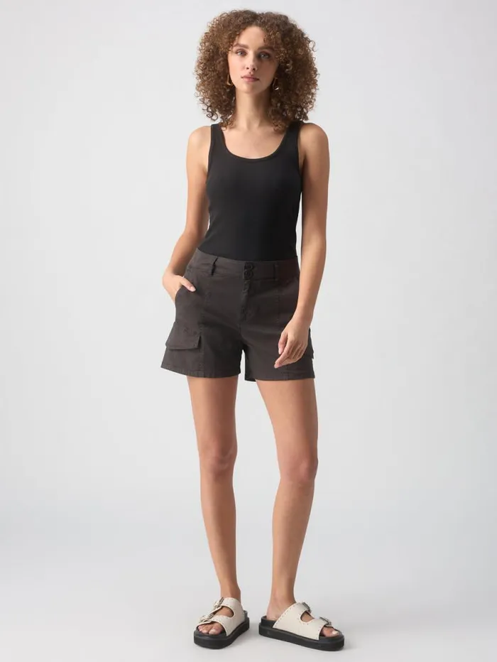Women Rebel Standard Rise Short Obsidian Sanctuary Clothing Shorts
