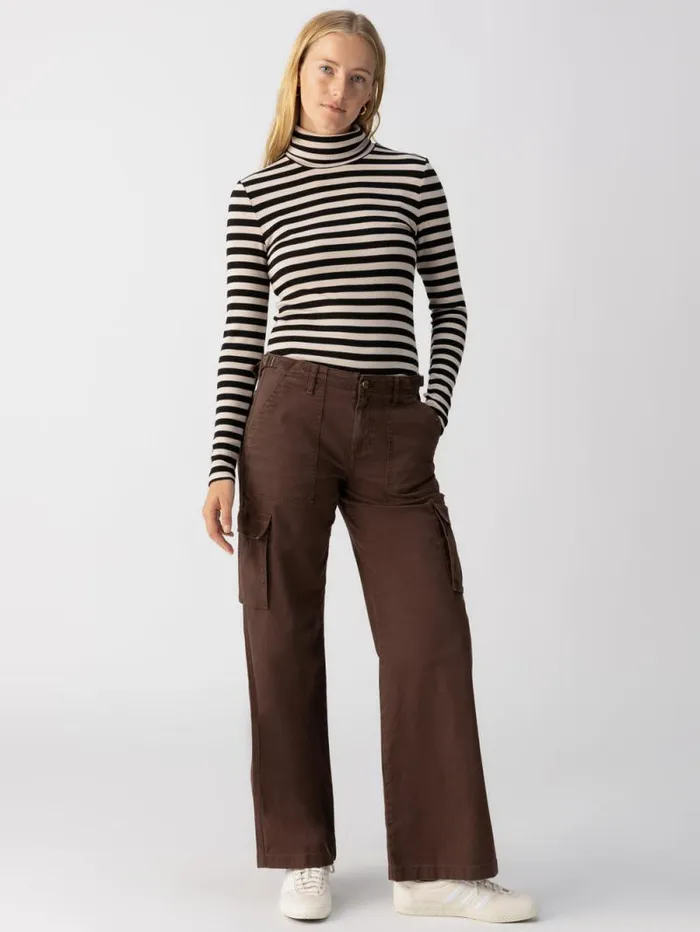 Women Reissue Cargo Standard Rise Pant Brown Sugar Sanctuary Clothing Pants