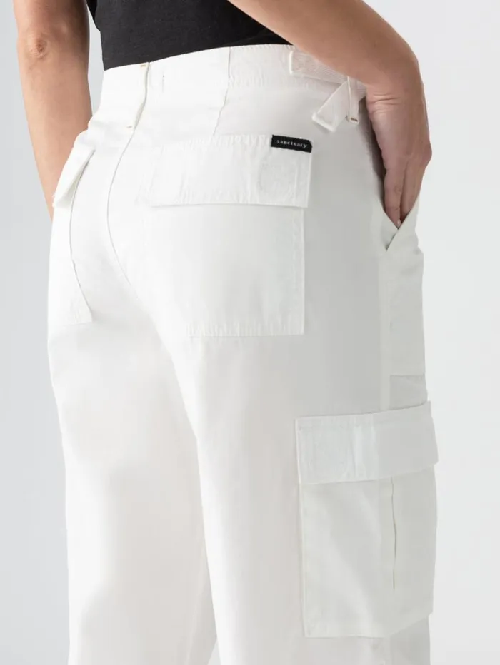 Women Reissue Cargo Standard Rise Pant White Sanctuary Clothing Pants