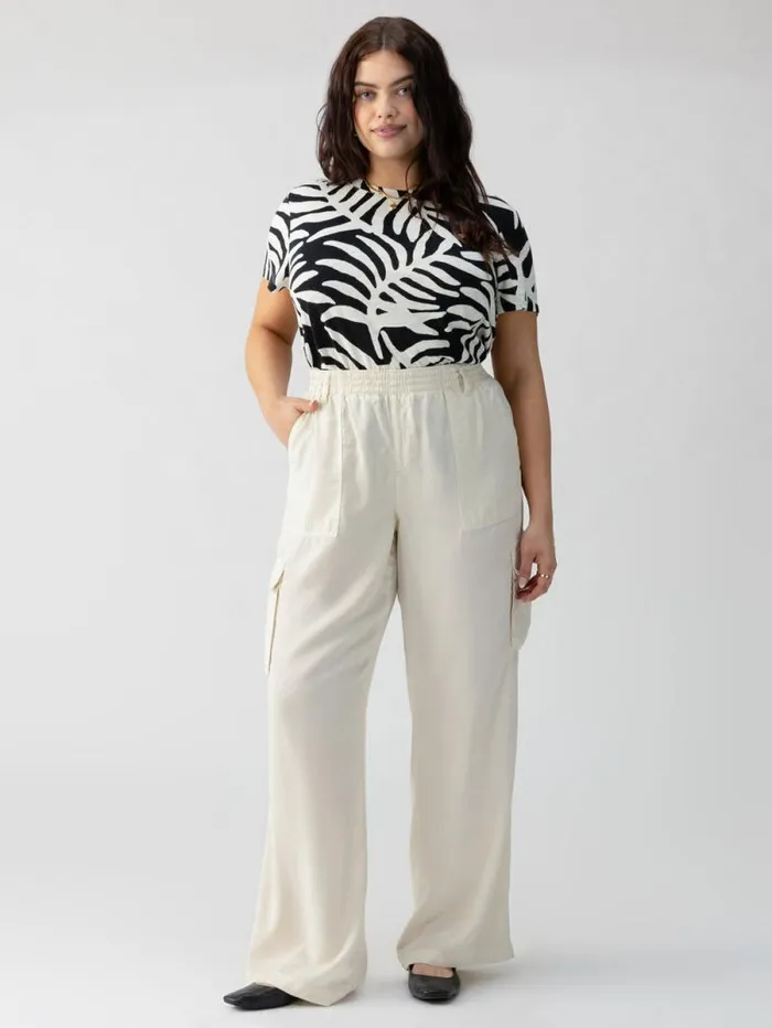 Women Relaxed Reissue Cargo Standard Rise Pant Birch Inclusive Collection Sanctuary Clothing Inclusive