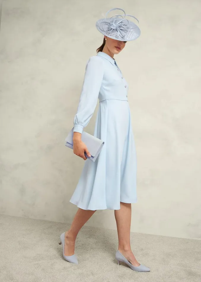Women Renata Clutch Pale Blue Hobbs Bags