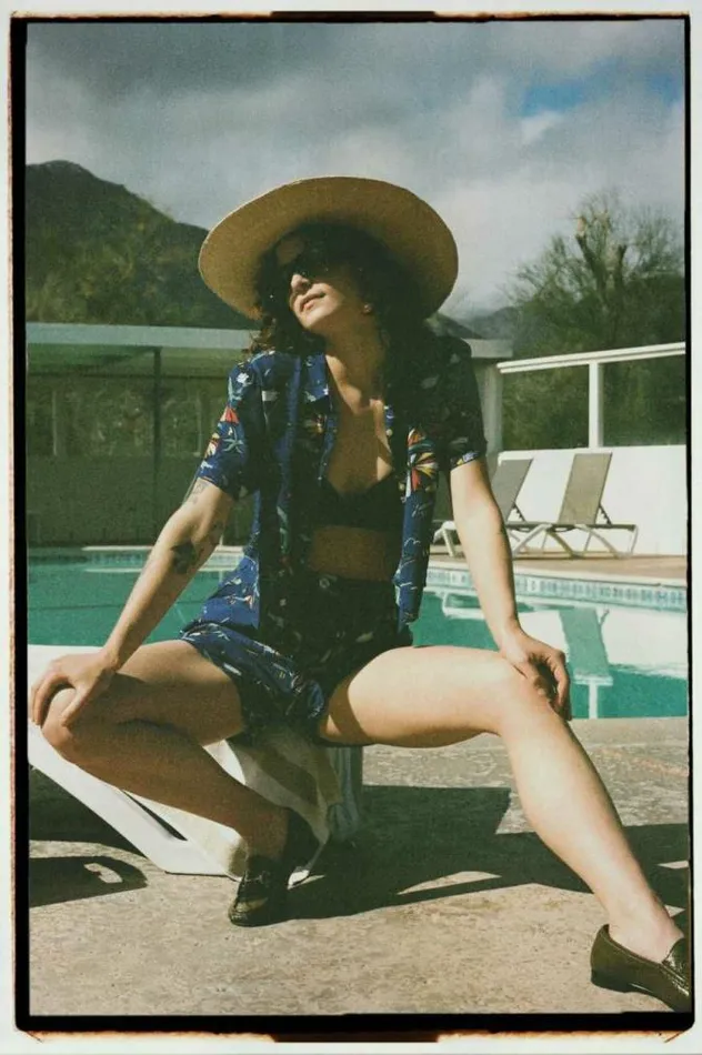 Women Riviera Short Surf The Web Brixton Shorts