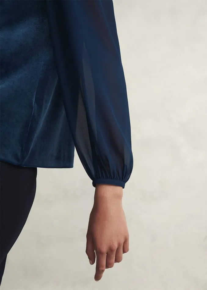Women Rosalie Top Riverside Blue Hobbs Tops