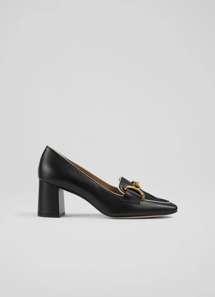Women Samantha Black Leather SnaffleDetail Courts Black LKBennett Court Shoes Women Samantha Black Leather SnaffleDetail Courts Black LKBennett Court Shoes