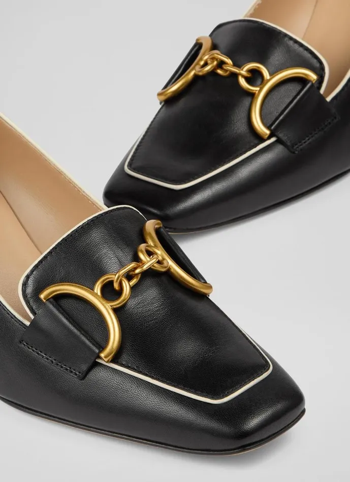 Women Samantha Black Leather SnaffleDetail Courts Black LKBennett Court Shoes Women Samantha Black Leather SnaffleDetail Courts Black LKBennett Court Shoes