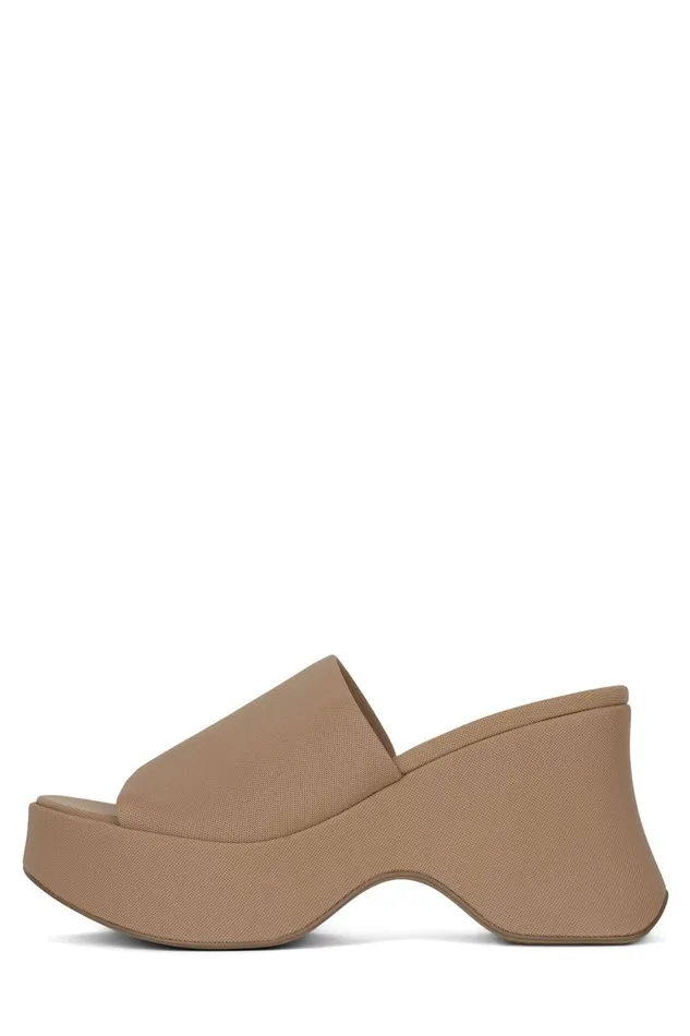 Women Sandal Jeffrey Campbell 6TEEN2 Pink Stripe Terrycloth