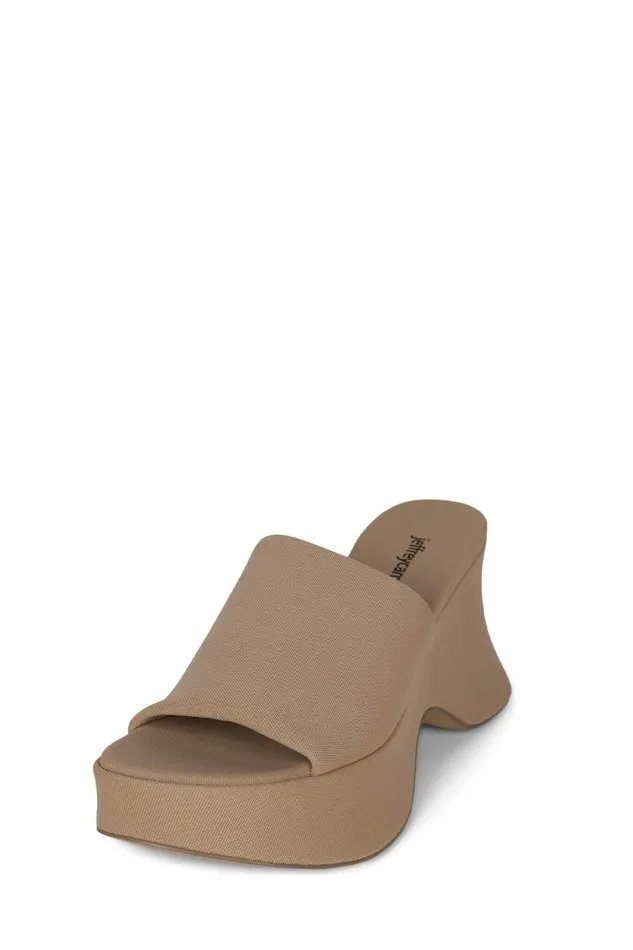 Women Sandal Jeffrey Campbell 6TEEN2 Pink Stripe Terrycloth