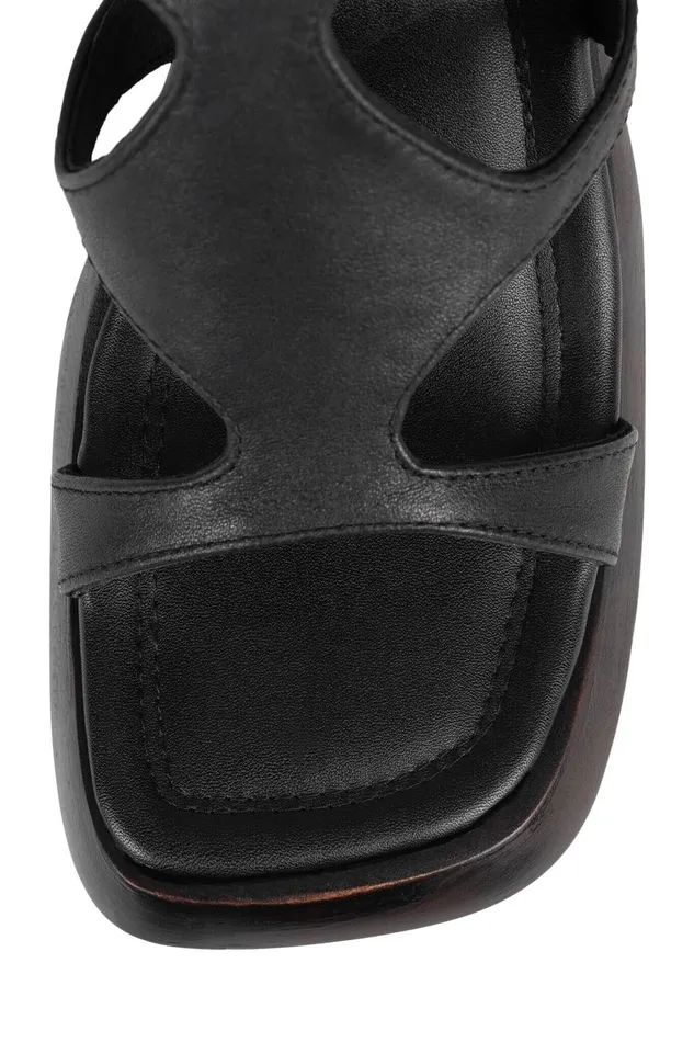 Women Sandal Jeffrey Campbell IDOLIZE Black Brown