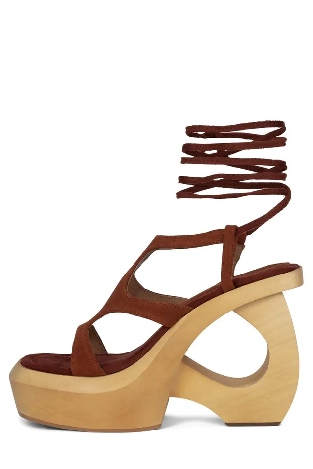 Women Sandal Jeffrey Campbell IDOLIZE Black Brown