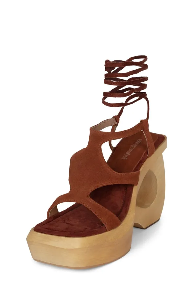 Women Sandal Jeffrey Campbell IDOLIZE Black Brown