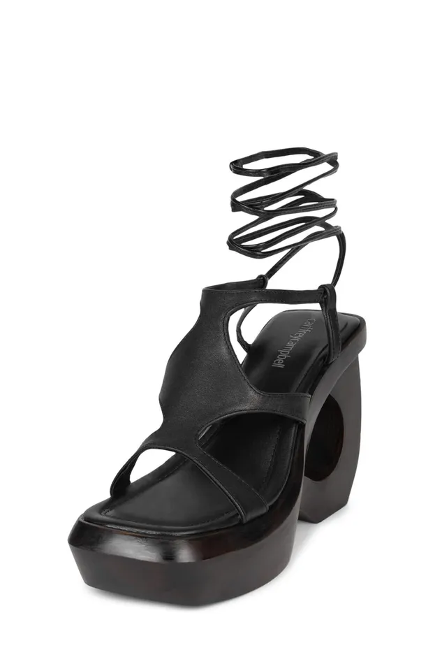 Women Sandal Jeffrey Campbell IDOLIZE Black Brown