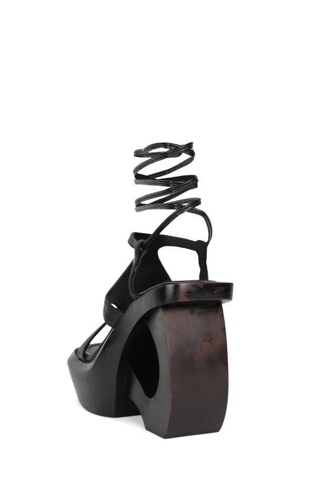 Women Sandal Jeffrey Campbell IDOLIZE Black Brown